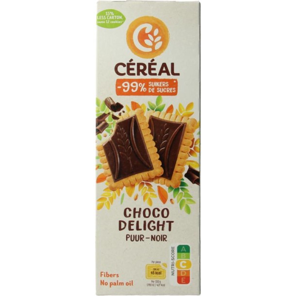 Cereal Koek choco delight minder suikers (126 Gram)