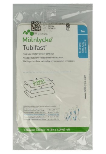 Medeco Tubifast blauw (1 Meter)