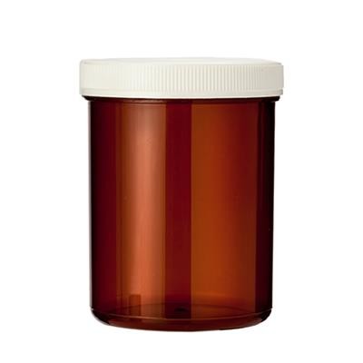 Spruyt Hillen Tabletflacon 170ml bruin met dop (35 Stuks)