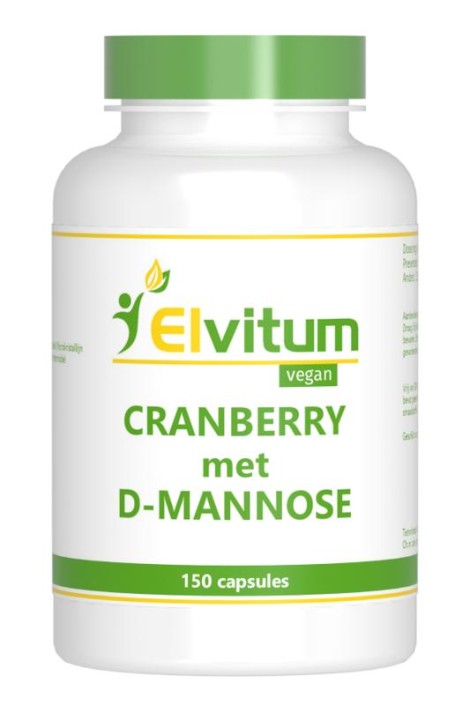 Elvitum Cranberry & D-Mannose (150 Vegetarische capsules)