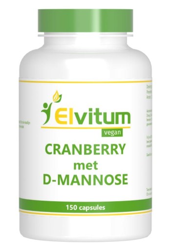 Elvitaal/elvitum Cranberry & D-mannose (150 Vegetarische capsules)