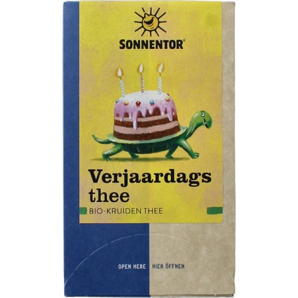 Sonnentor Verjaardagsthee bio (18 Zakjes)
