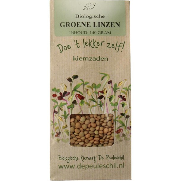 Peuleschil Groene linzen bio (140 Gram)
