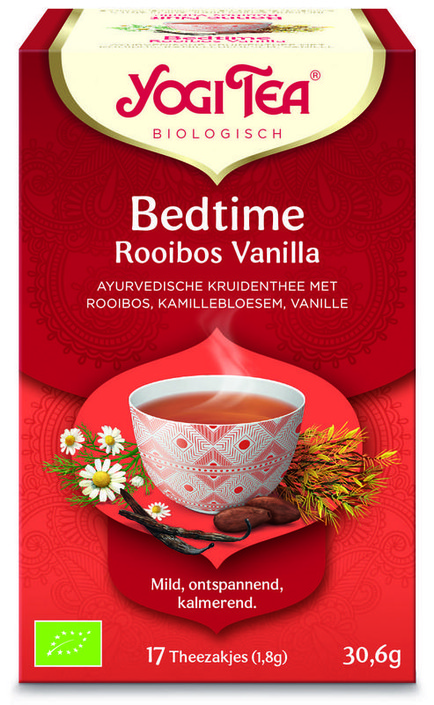 Yogi Tea Bedtime rooibos vanille bio (17 Zakjes)