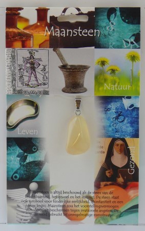 Steengoed Hanger gezondheidssteen maansteen (1 Stuks)