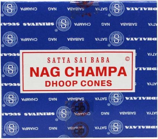 Satya Kegelwierook nag champa (12 Stuks)