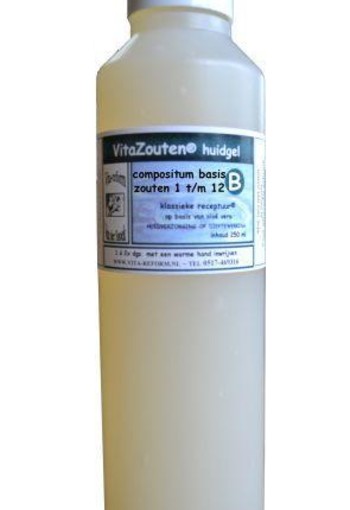 Vitazouten Compositum basis 1t/m12 huidgel (250 Milliliter)
