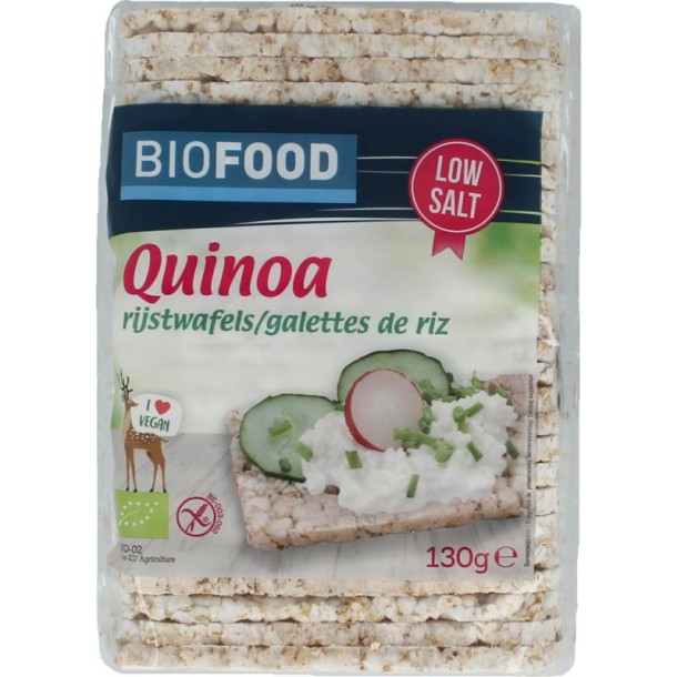 Damhert Rijstwafels met quinoa bio (130 Gram)
