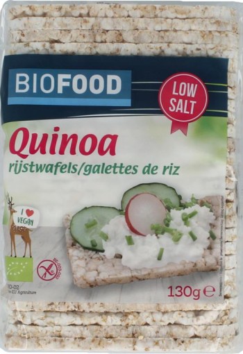 Damhert Rijstwafels met quinoa bio (130 Gram)