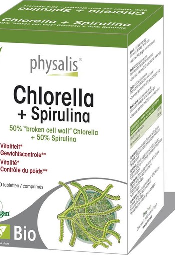 Physalis Chlorella & spirulina bio (200 Tabletten)