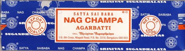 Nag Champa Wierookstokjes agarbatti (100 Gram)