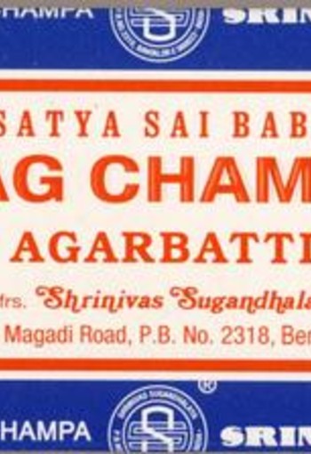 Nag Champa Wierook nag champa agarbatti (100 Gram)