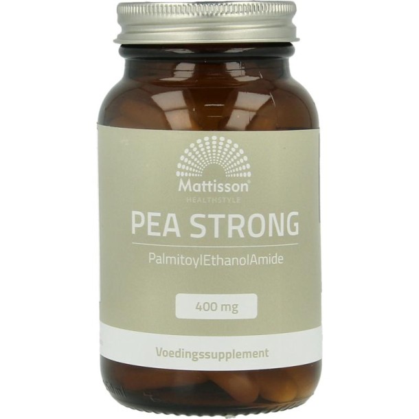 Mattisson PEA strong 400mg zuivere palmitoylethanolamide (90 Vegetarische capsules)