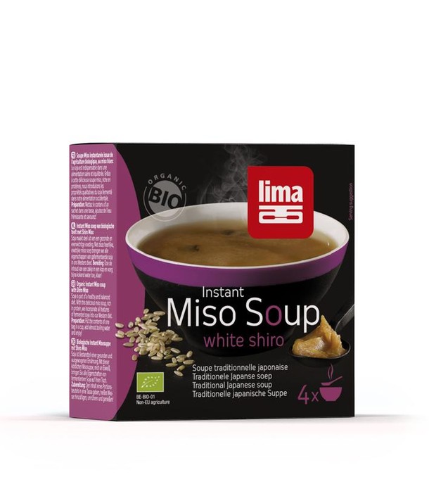 Lima Instant miso soup white shiro 4 x 16.5 gram bio (66 Gram)