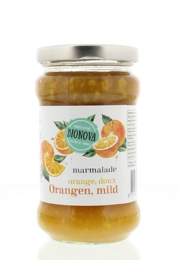 Bionova Sinaasappelmarmelade mild bio (340 Gram)