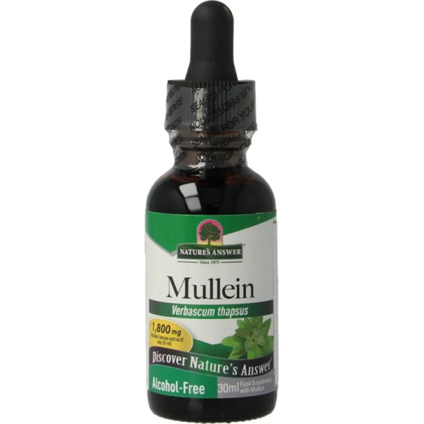 Natures Answer Mullein verbascum thapsus extract alcoholvrij (30 Milliliter)