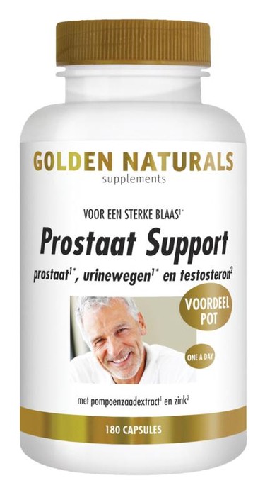 Golden Naturals Prostaat support (180 Capsules)