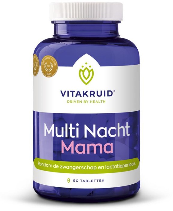 Vitakruid Multi Nacht Mama 100% Vegan (90 Tabletten)