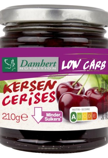 Damhert Confituur kers low carb (210 Gram)