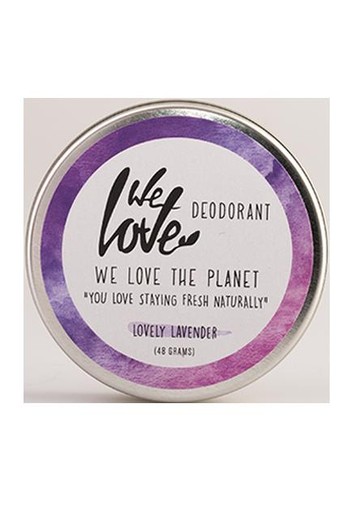 We Love The planet 100% natural deodorant lovely lavender (48 Gram)