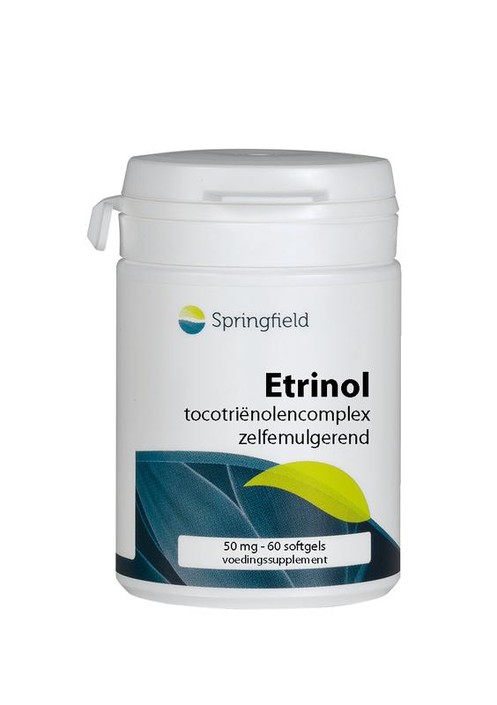 Springfield Etrinol tocotrienolen complex 50 mg (60 Softgels)
