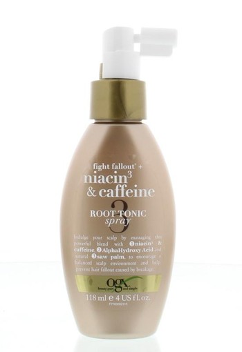 OGX Anti-Hair fallout niacin caffeine styling spray (118 Milliliter)