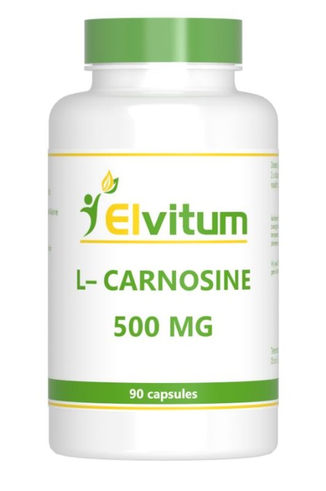 Elvitum L-Carnosine 500mg (90 Vegetarische capsules)