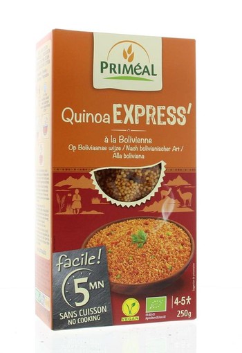 Primeal Quinoa express Bolivian style bio (250 Gram)