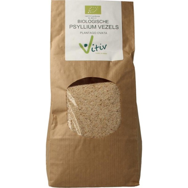 Vitiv Psyllium vezels bio (500 Gram)