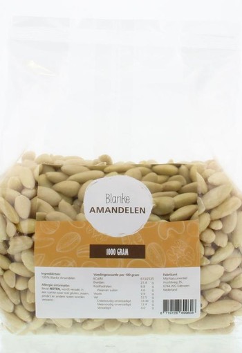 Mijnnatuurwinkel Blanke amandelen (1 Kilogram)