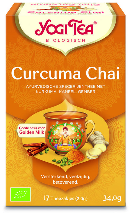 Yogi Tea Curcuma / turmeric chai tea bio (17 Zakjes)