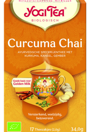 Yogi Tea Curcuma / turmeric chai tea bio (17 Zakjes)