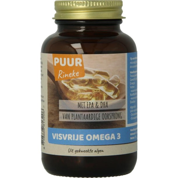 Puur Rineke Visvrije omega 3 (60 Vegetarische capsules)