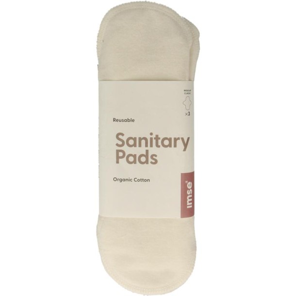 Imsevimse Maandverband wasbaar naturel dag (3 Stuks)