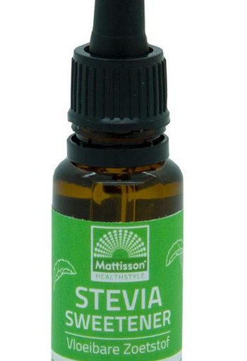 Mattisson Stevia sweetener - zoetstof vloeibaar (20 Milliliter)