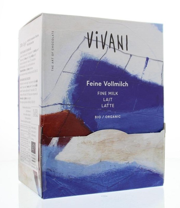 Vivani Couverture smeltchocolade melk bio (2500 Gram)