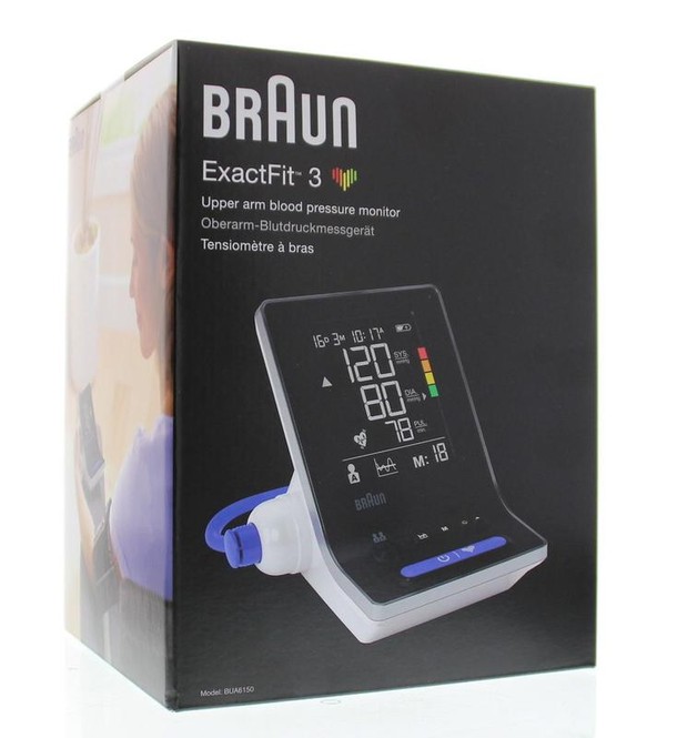 Braun Exactfit 3 bloeddrukmeter bovenarm (1 Stuks)