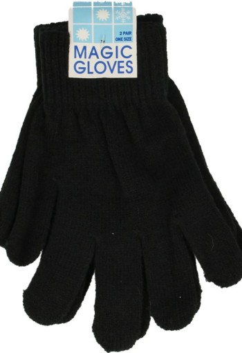 Magic Gloves Winterhandschoenen assorti kleuren (2 Paar)
