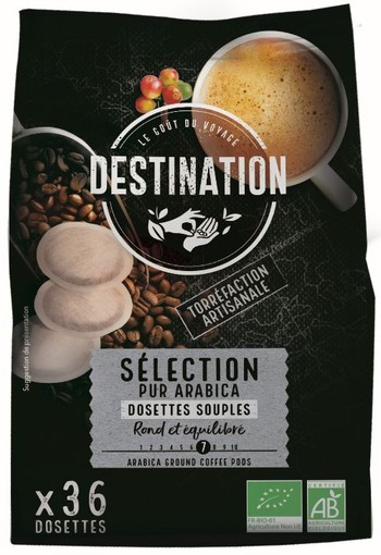 Destination Koffie selection pads bio (36 Stuks)