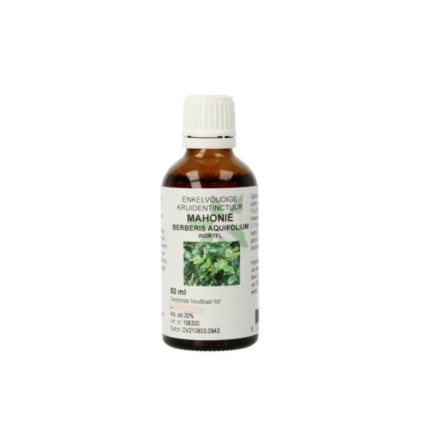 Natura Sanat Berberis aquifolium / mahonie wortel tinctuur (50 Milliliter)