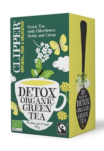 Clipper Detox green tea bio (20 Zakjes)