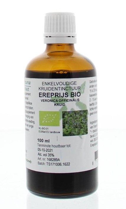 Natura Sanat Veronica off herb / ereprijskruid tinctuur bio (100 Milliliter)