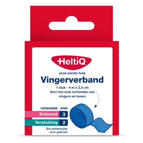 Heltiq Vingerverband 4m x 2.5cm (1 Stuks)