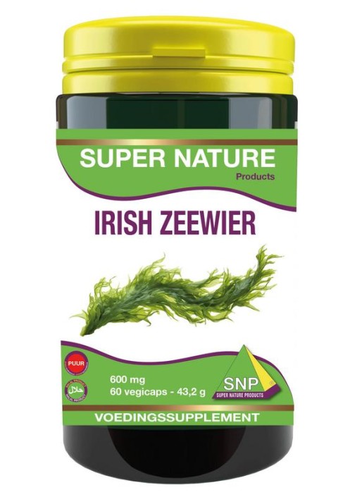 SNP Irish zeewier 600 mg puur 900mcg jodium (60 Vegetarische capsules)