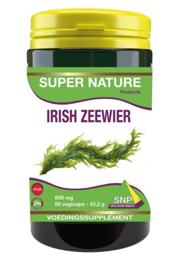 SNP Irish zeewier 600 mg puur 900mcg jodium (60 Vegetarische capsules)