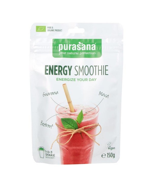 Purasana Energie smoothie shake vegan bio (150 Gram)