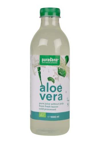 Purasana Aloe vera sap vegan bio (1 Liter)