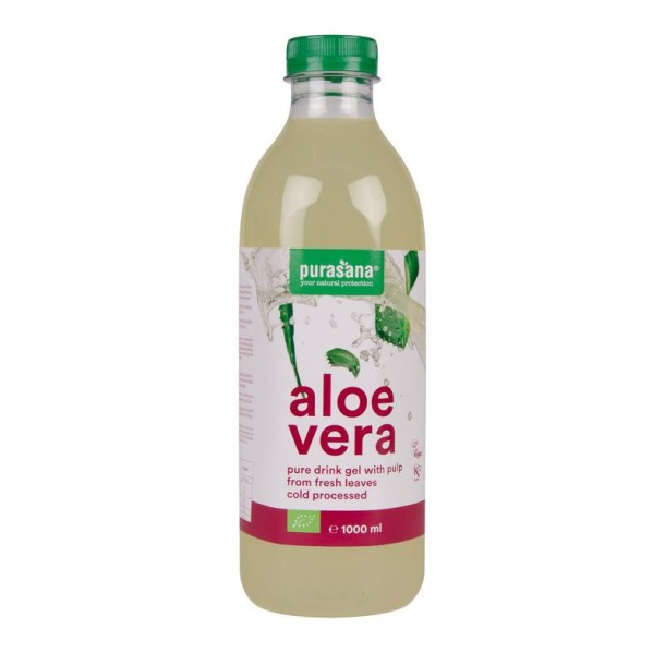 Purasana Aloe vera drink gel vegan bio (1 Liter)