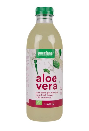 Purasana Aloe vera drink gel vegan bio (1 Liter)