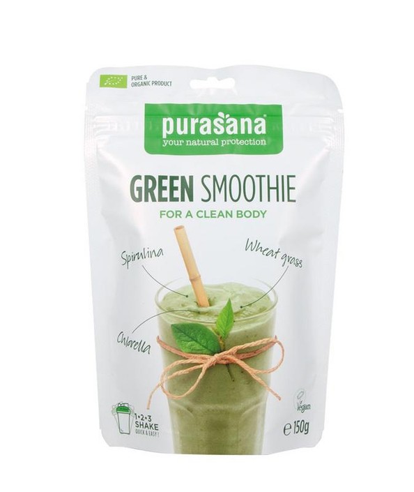 Purasana Green smoothie shake vegan bio (150 Gram)